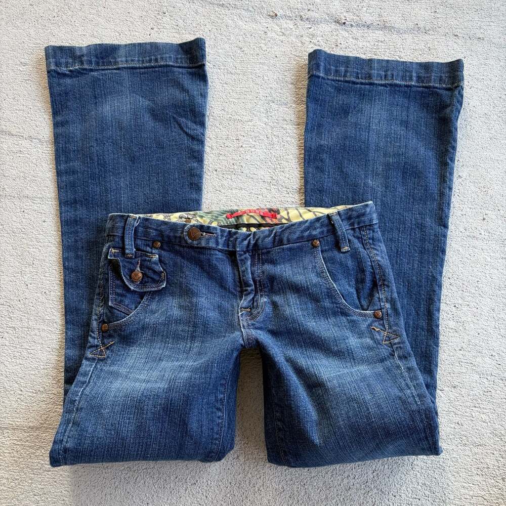 2000s Low Rise Vigoss Flare Jeans Size 1